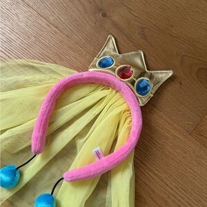 Super Nintendo World TM Limited Princess Peach Headband Cosplay Super Mario